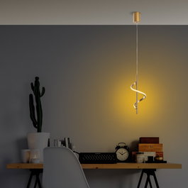 Opviq Lámpara de araña dorada LED 11W